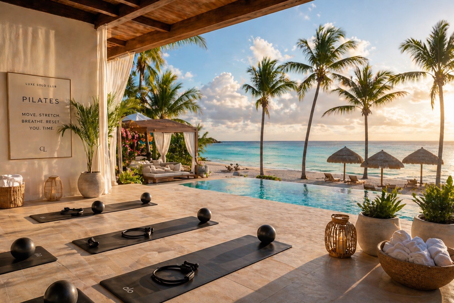 Aruba luxury Pilates retreat overview image